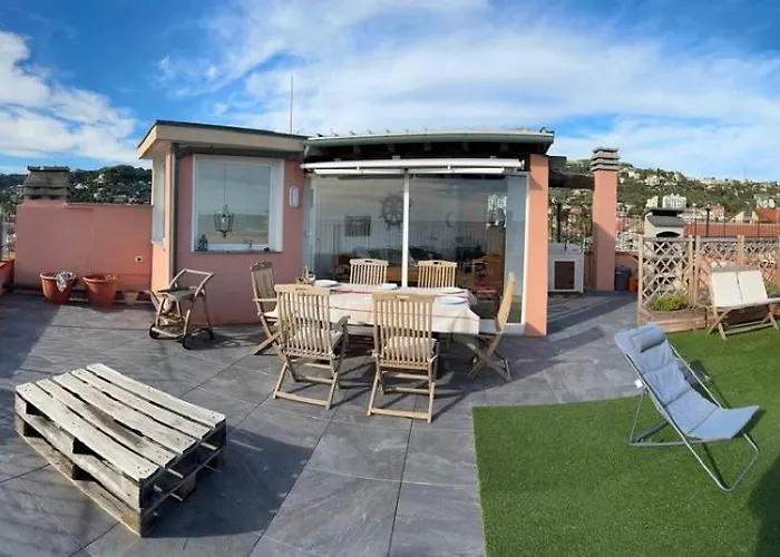 Casa Mutti - Seaview Penthouse With Big Terrace * Bordighera