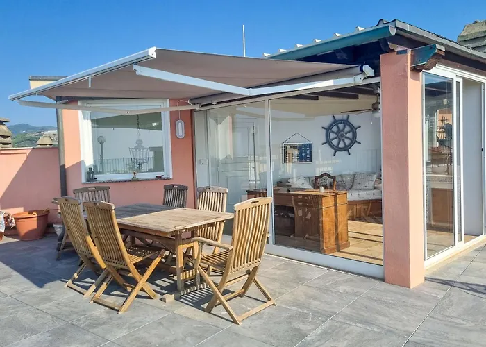 Casa Mutti - Seaview Penthouse With Big Terrace Apartamento Bordighera