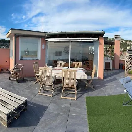 Casa Mutti - Seaview Penthouse With Big Terrace * 보르디게라